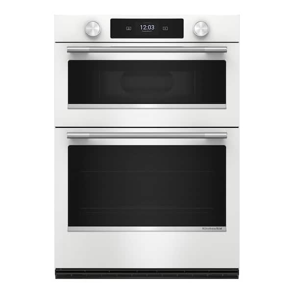 5 cu. ft. Electric Wall Oven & Microwave Combo in White with Assisted Cook Cycles