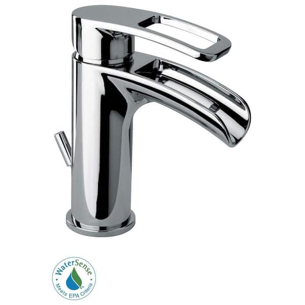 LaToscana Novello Single Hole SingleHandle Low-Arc Bathroom Faucet in Chrome