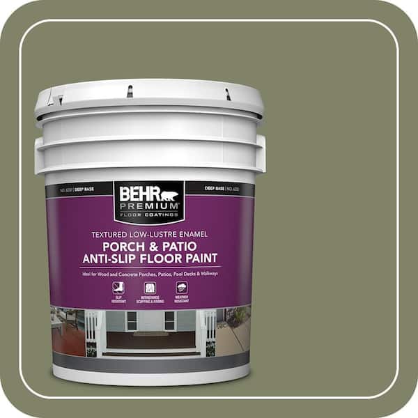 5 gal. #S380-6 Ecological Textured Low-Lustre Enamel Interior/Exterior Porch and Patio Anti-Slip Floor Paint
