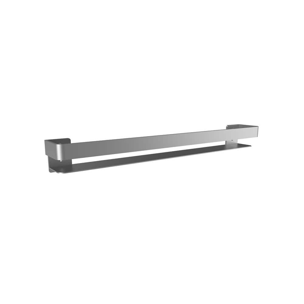 30" Polished Chrome Wall Mount Metal Shower Shelf