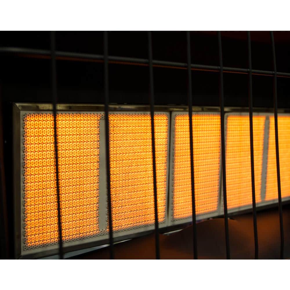 White 24" Natural Gas Infrared Wall Mounted Heater