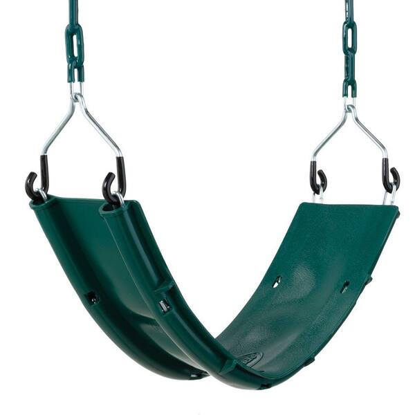 Swing-N-Slide Playsets 1-Person Regular Duty Belted Swing Seat in Green