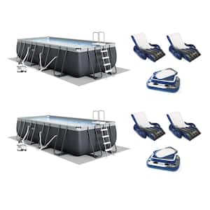 Intex Ultra XTR 24 ft. x 12 ft. Rectangular 52 in. Hard Side Above ...