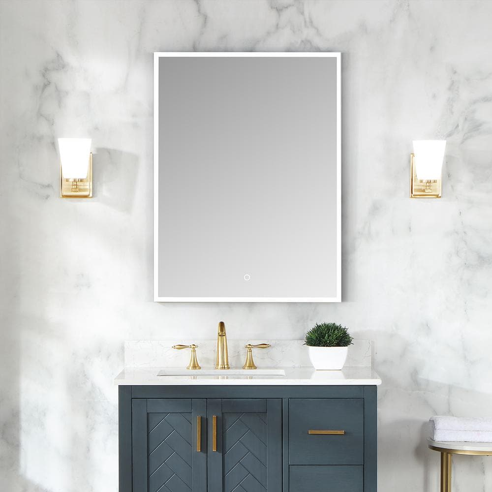 Carsoli 24" Frameless LED Lighted Bathroom Medicine Cabinet