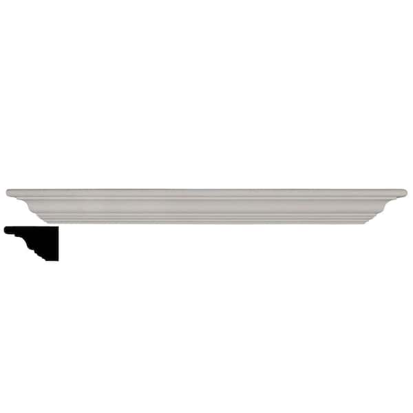 3-1/8 in. x 30 in. x 2-5/8 in. Polyurethane Mini Classic Shelf