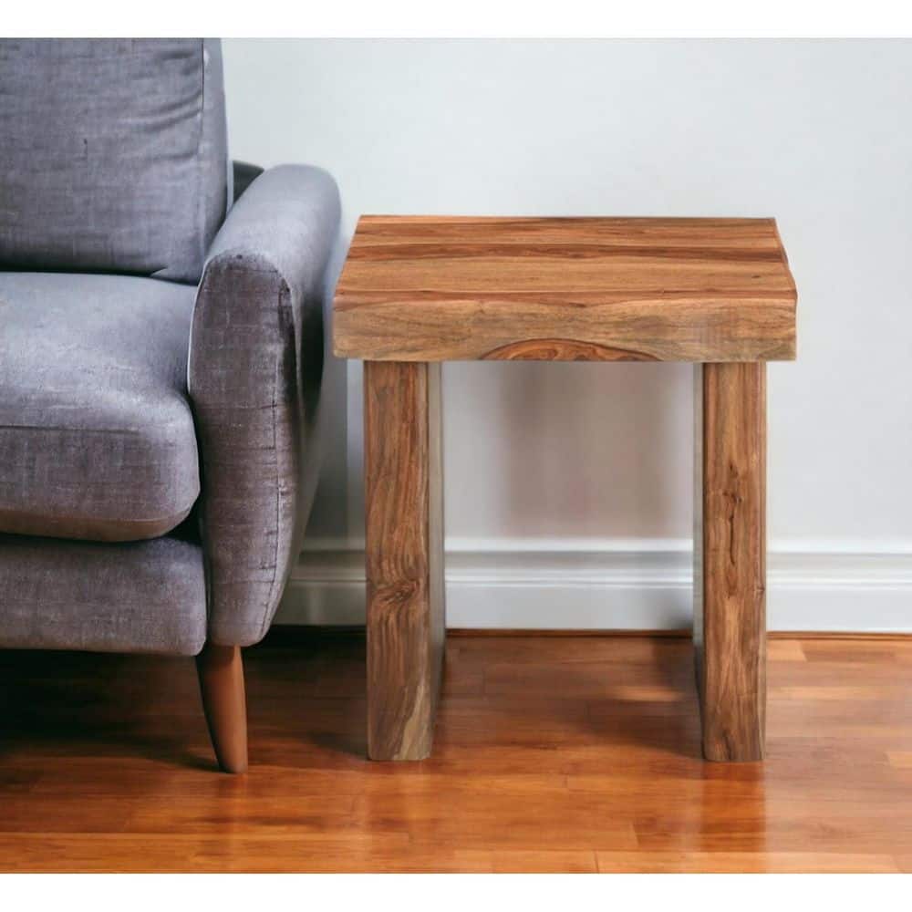 21 in. Brown Square Wood End Table price history on PriceWatchPro