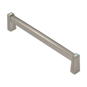 Long Island 5 in. Satin Nickel with Multi-Color Crystal Cabinet Pull