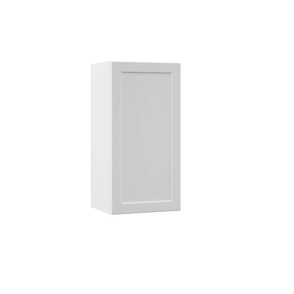 Hampton Bay Designer Series Melvern Assembled 15x30x12 in. Wall Kitchen Cabinet in White