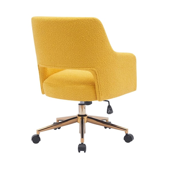 Mustard color office chair sale