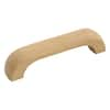 HICKORY HARDWARE Natural Woodcraft 3-3/4 in. (96 mm) Un Wood Cabinet Door and Drawer Pull P687-UW