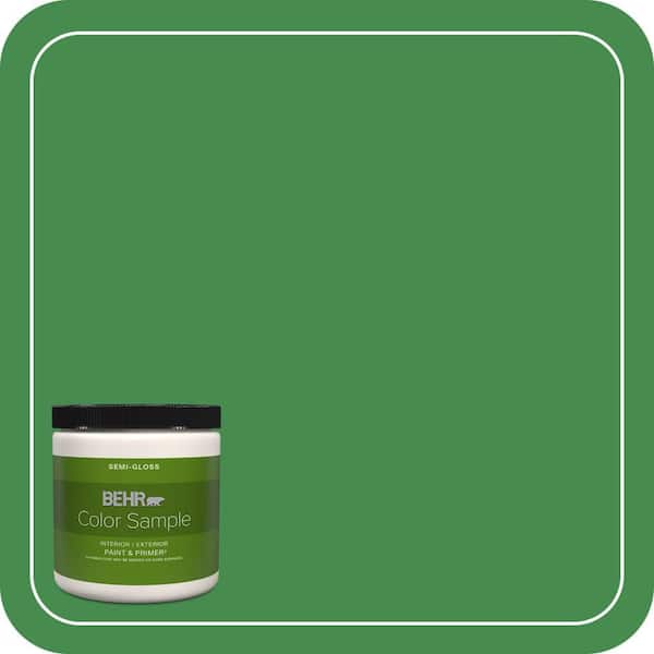 BMサ18◯●oliveページ●◯ BEHR PREMIUM PLUS 8 oz. #S-H-430 Mossy Green Semi-Gloss Interior