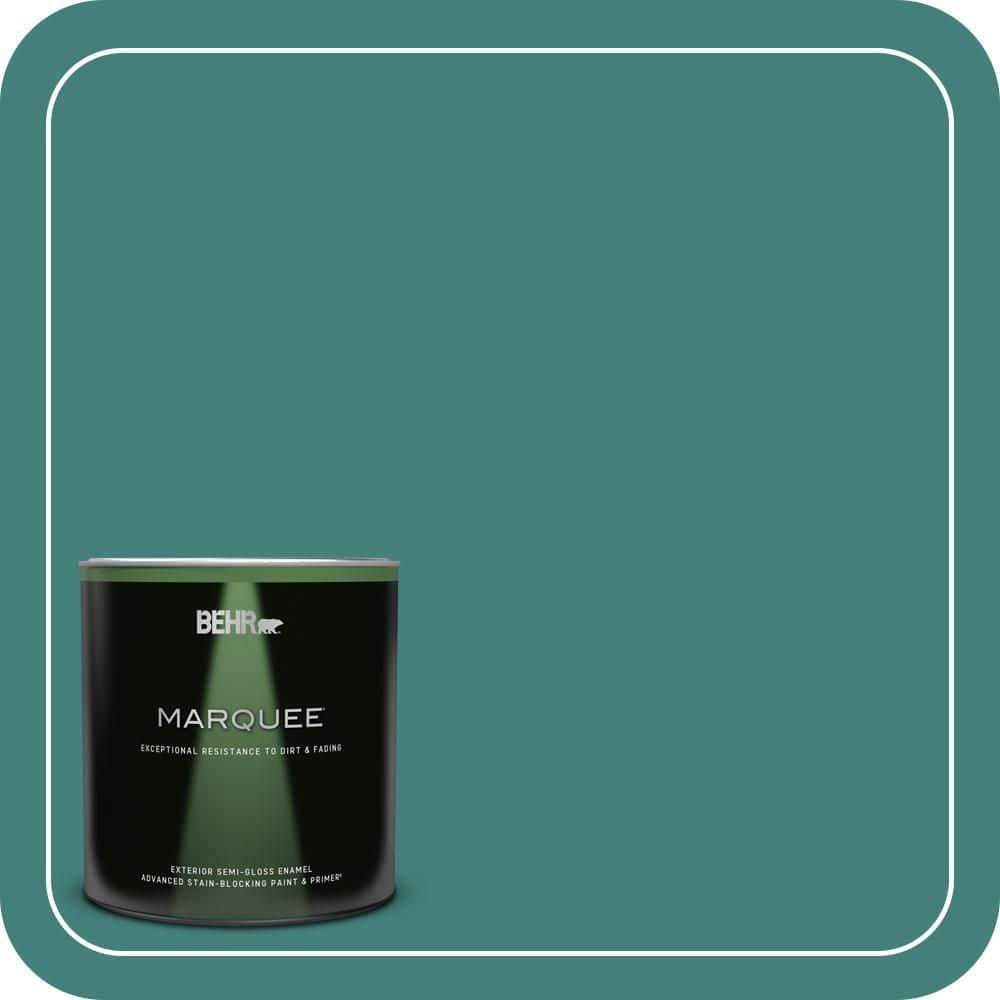 1 qt. #M450-6 Bubble Turquoise Semi-Gloss Enamel Exterior Paint & Primer price history on PriceWatchPro