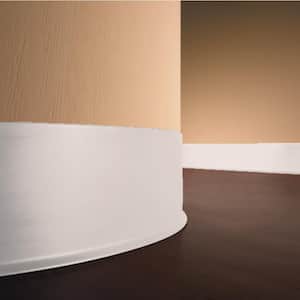 White 4 in. x 1/8 in. x 120 ft. Vinyl Wall Cove Base Coil
