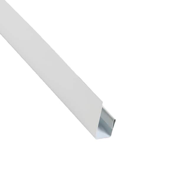 Metal Sales 2 in. x 10.5 ft. Steel J-Channel White Drip Edge Flashing  HD4227430 - The Home Depot