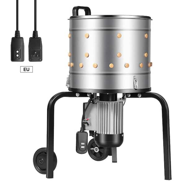 Chicken Plucker Machine, 15.7 in. Drum, 550W & 275RPM Electric Chicken Plucking Machine with 114 Soft Fingers