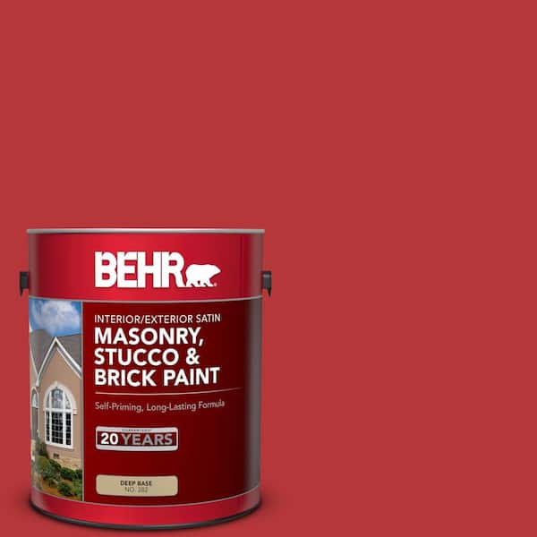 BEHR 1 gal. #P160-7 Stiletto Love Satin Interior/Exterior Masonry, Stucco and Brick Paint