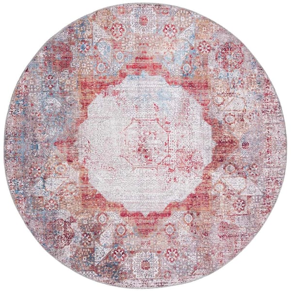 Unique Loom Yara Nayer Multi 6 ft. 1 in. x 6 ft. 1 in. Area Rug
