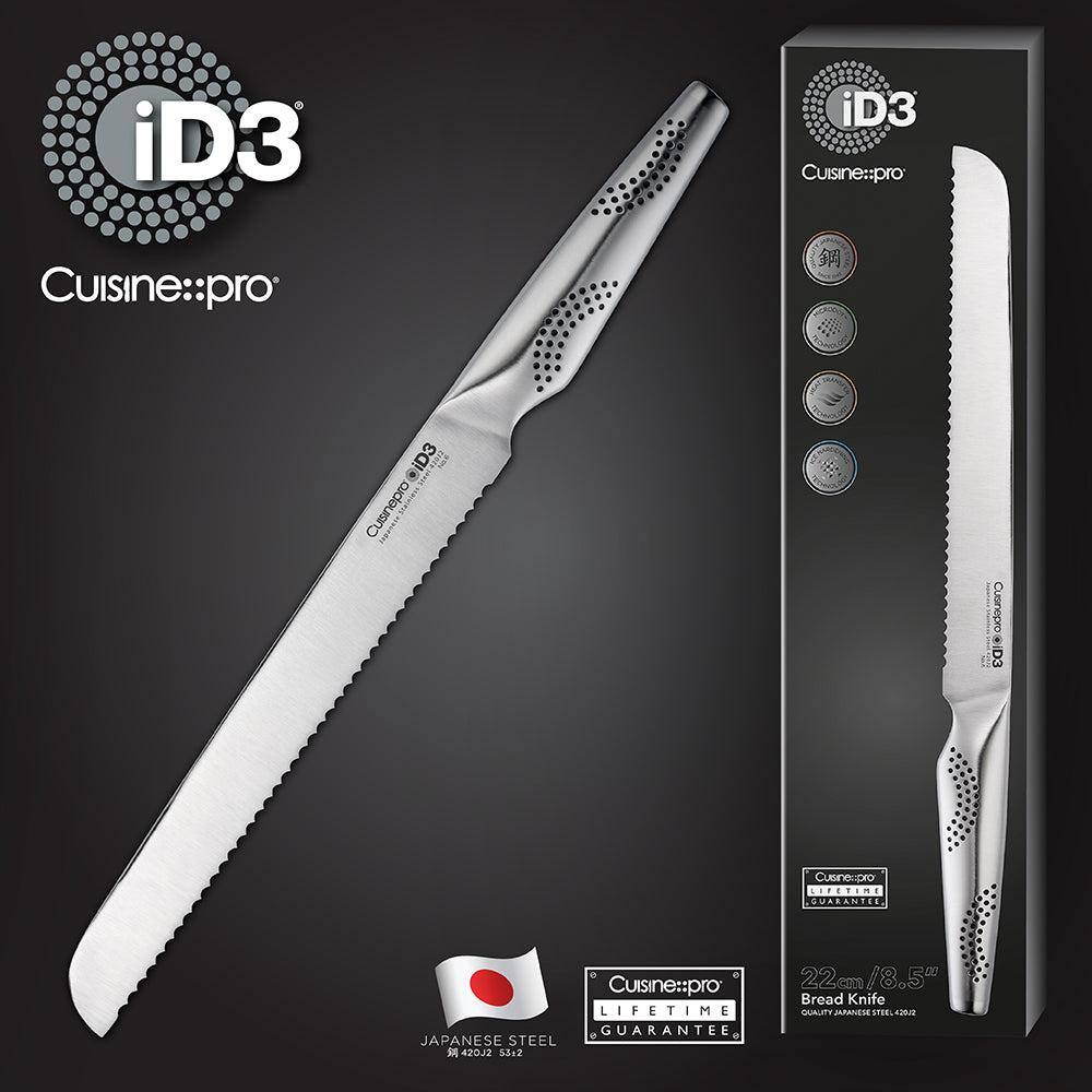 ID3 8 in. Stainless Steel Full Tang Bread Knife - thumbnail 4