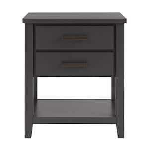 black wooden night stand