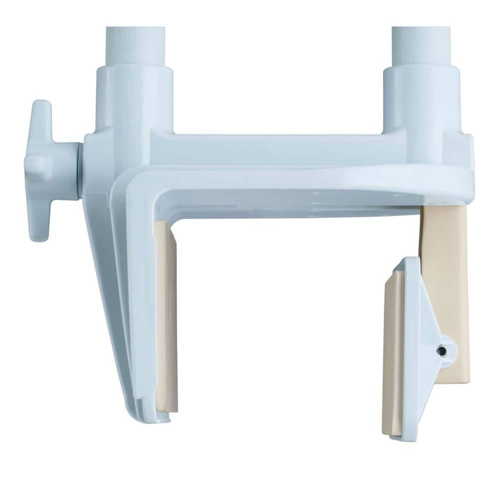White Stainless Steel Bathtub Grab Bar with Microban