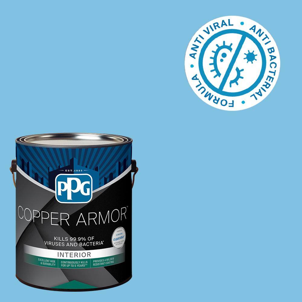 COPPER ARMOR 1 gal. PPG12374 Horizon Haze SemiGloss Antiviral and