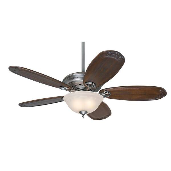 Hunter Teague 54 in. Indoor Antique Pewter Ceiling Fan with Light