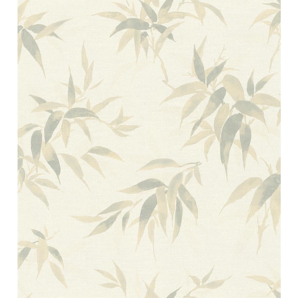 Minori White Leaves Wallpaper