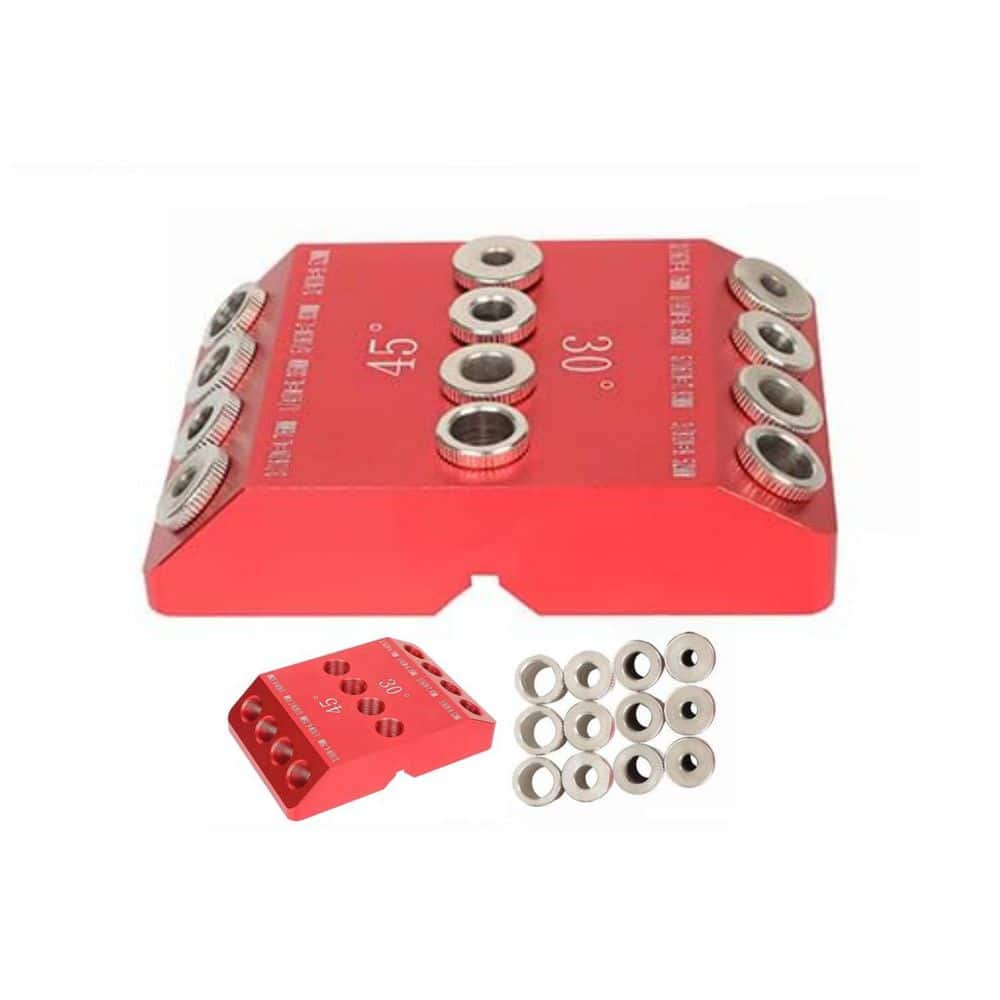 4 Sizes Aluminum Alloy Drill Guide Jig for Angled and Straight Holes w/ 30 45 90° Angles for Deck Railing and Stairs price history on PriceWatchPro