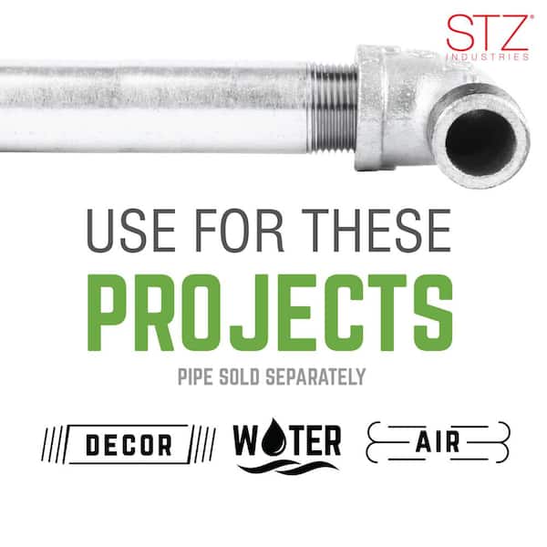 STZ 1-1/4 in. Galvanized Iron 90° Street Elbow 311 SE90-114 - The