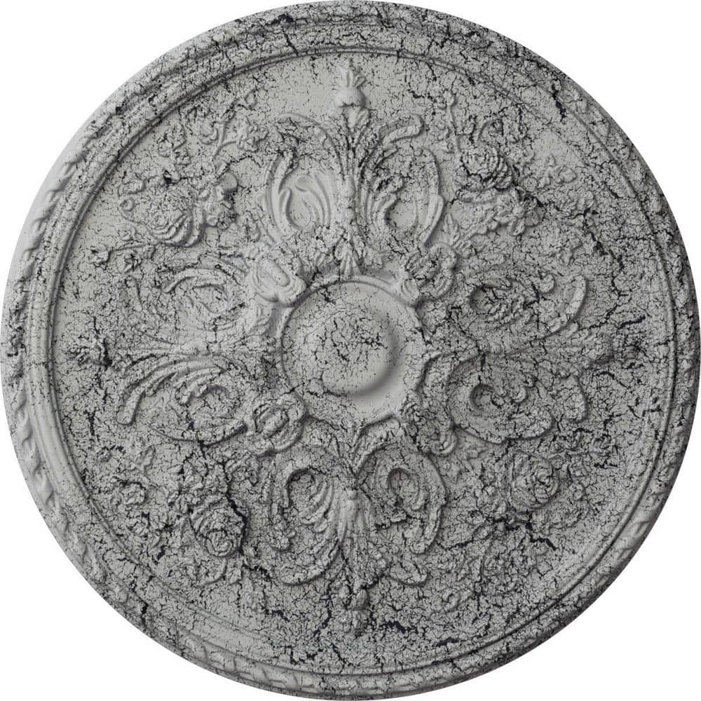 2 in. x 32-5/8 in. x 32-5/8 in. Polyurethane Bradford Ceiling Medallion, Ultra Pure White Crackle price history on PriceWatchPro