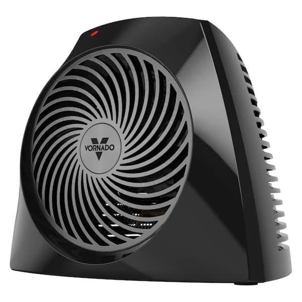 VH204 750-Watts Black Indoor Electric Fan Space Heater with Advanced Safety Features