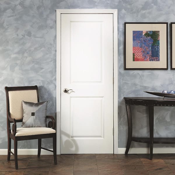 MMI DOOR 36 in. x 80 in. Smooth Carrara Left-Hand Solid Core