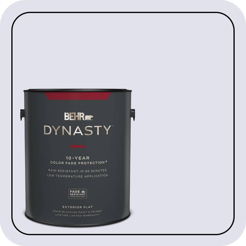 1 gal. #M550-1 White Lavender Flat Exterior Stain-Blocking Paint & Primer price history on PriceWatchPro