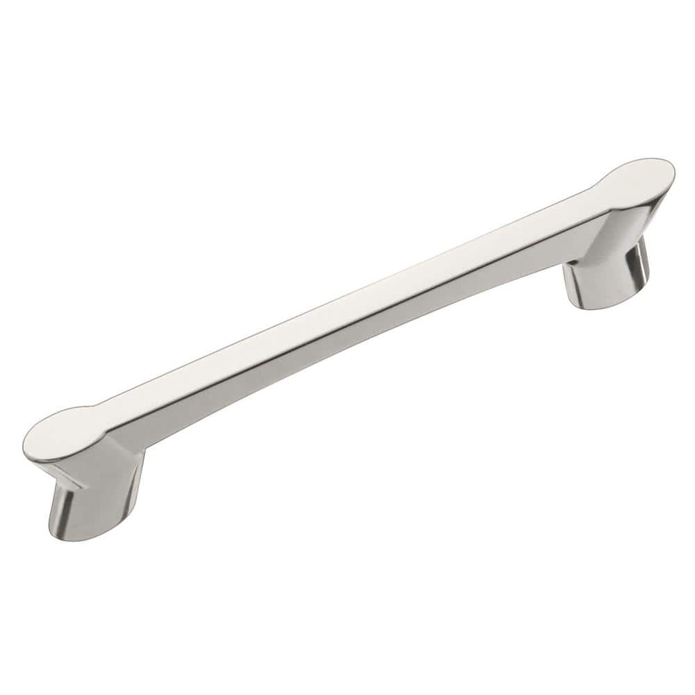 Wisteria Collection 3-3/4 in. (96 mm) Bright Nickel Cabinet Drawer/Door Pull price history on PriceWatchPro
