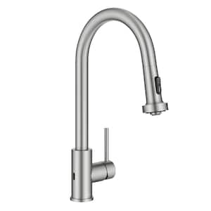 Bolden Touchless Sensor 2-Function Single Handle Pull Down Sprayer Kitchen Faucet in Spot-Free Stainless Steel
