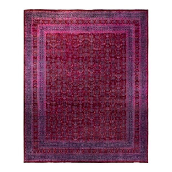 Chloe & Olivia Home Fine Vibrance Handmade Red 15 ft. 3 in. x 12 ft. 2 in. Indoor Area Rug