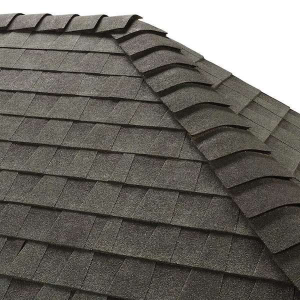 GAF Z Ridge Hunter Green Distinctive Hip and Ridge Cap Roofing Shingles (33.3 lin. ft. per Bundle) (72-Pieces)