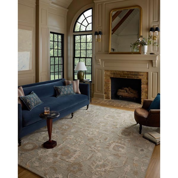 Loloi Chris Love Julia Dorothea Stone / Multi 5 ft. x 7 ft. 6 in