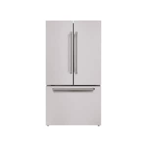 36 in. FS French Door Total 20.3 cu. ft. Refrigerator(14.2), Bottom Freezer(6.1)/Automatic Icemaker, Stainless Steel