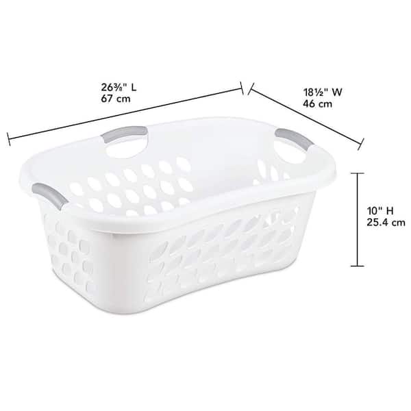 Medium Flexible Hollowed-out Laundry Organizer Baskets in Bathroom