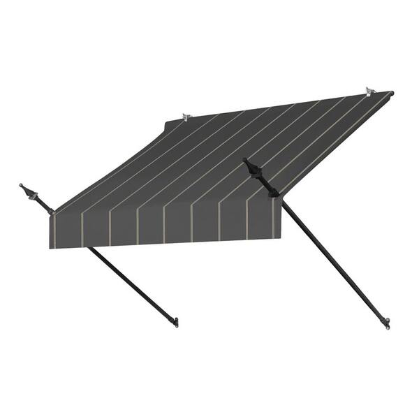 Awnings in a Box 4 ft. Designer Manually Retractable Awning (36.5 in. Projection) in Tuxedo