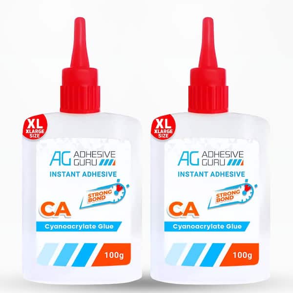 AG250G CA Glue-9 oz. Clear Fast-Drying Super Glue: Woodworking, DIY Repairs, Crafts, 3D Printing (2-Pack, 4.5 oz each)