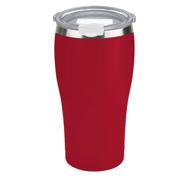 Tahoe Trails 20 oz. Tomato Red Vacuum Insulated Stainless Steel Tumbler (2-Pack)