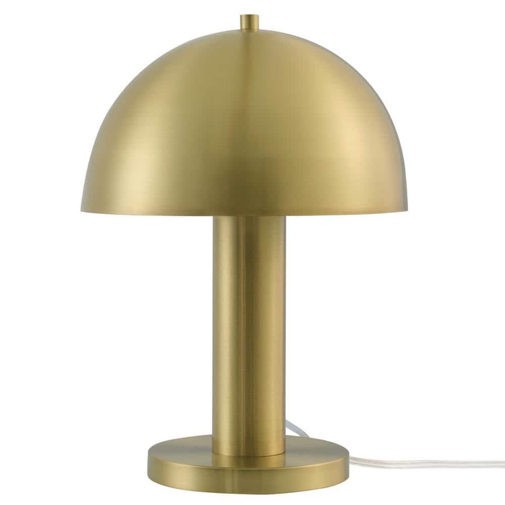 Lamp Brass - Home in. Globe Matte The Olivia Novogratz 12 Depot x 91002375 Table Electric