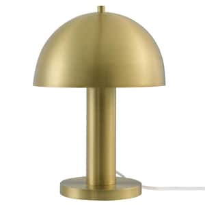 Olivia 12 in. Matte Brass Table Lamp