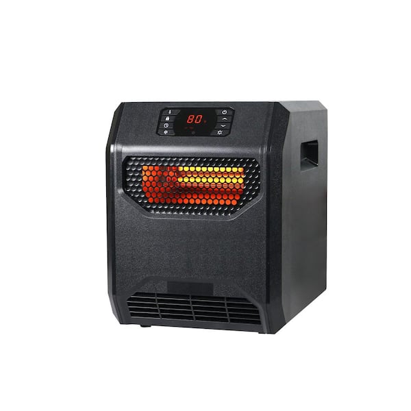 1500-Watt Portable Space Heater Electric Infrared Heater with Thermostat, UVC Air Purification and Remote