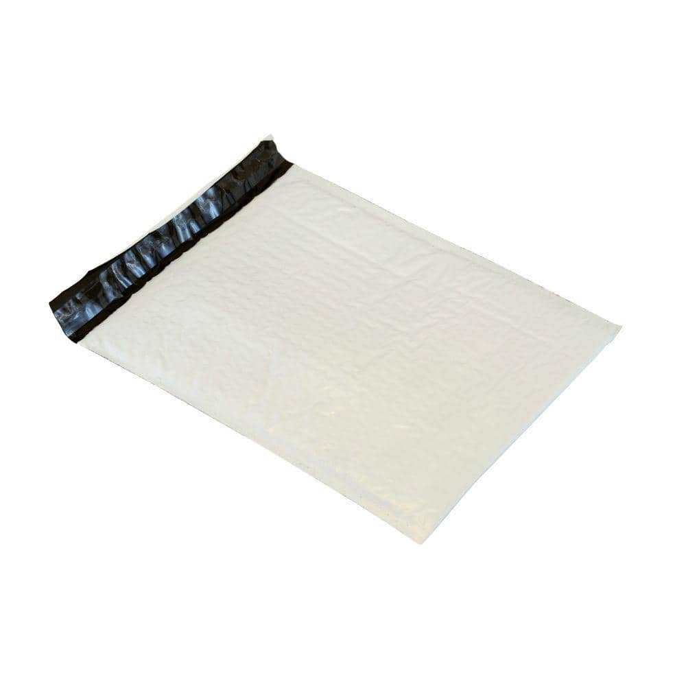 Inner 8.5x11 100 pcs Poly Bubble Padded Envelopes Self-Sealing Mailers 8.5x12 
