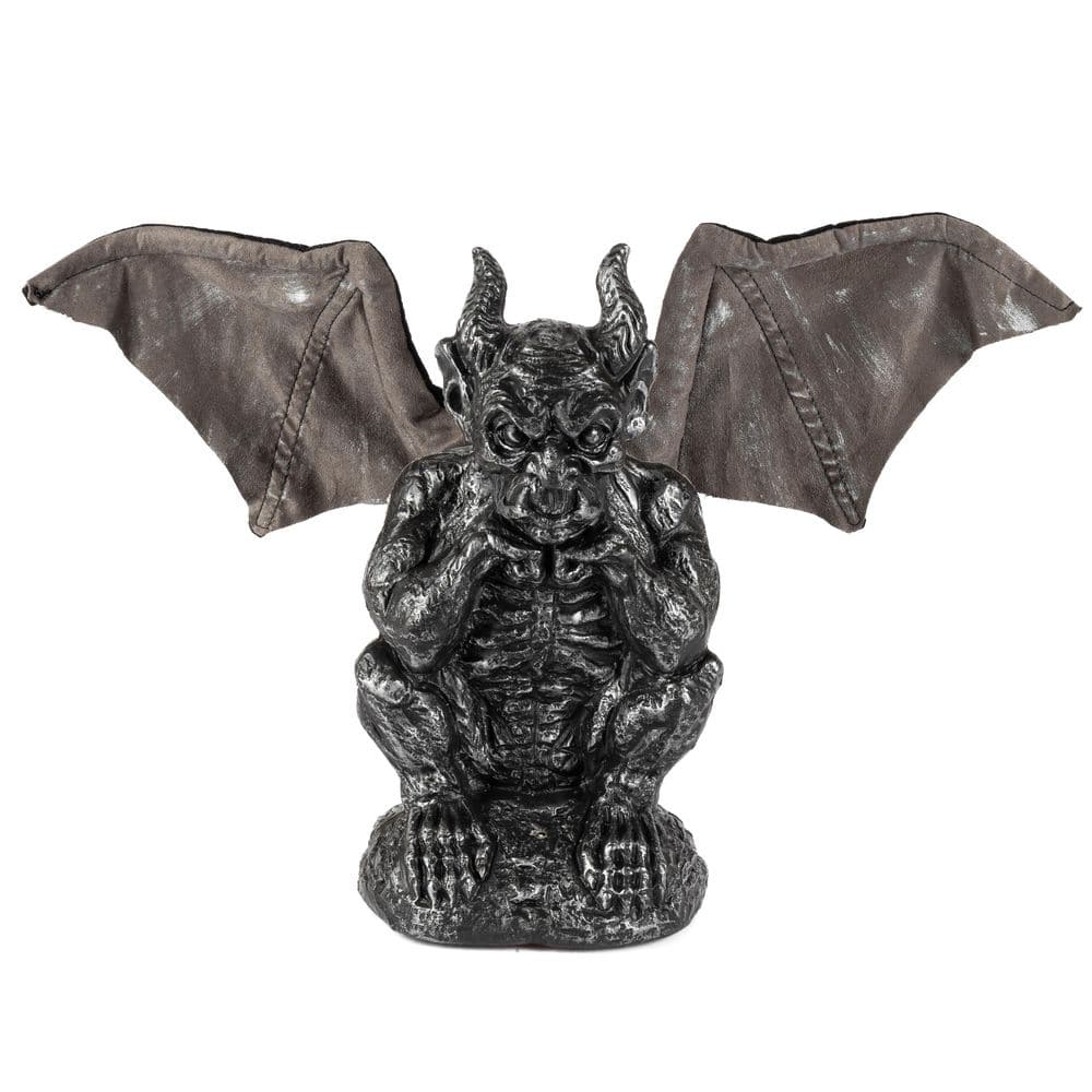 GERSON INTERNATIONAL 12.5 in. Animated Gargoyle with Sound and