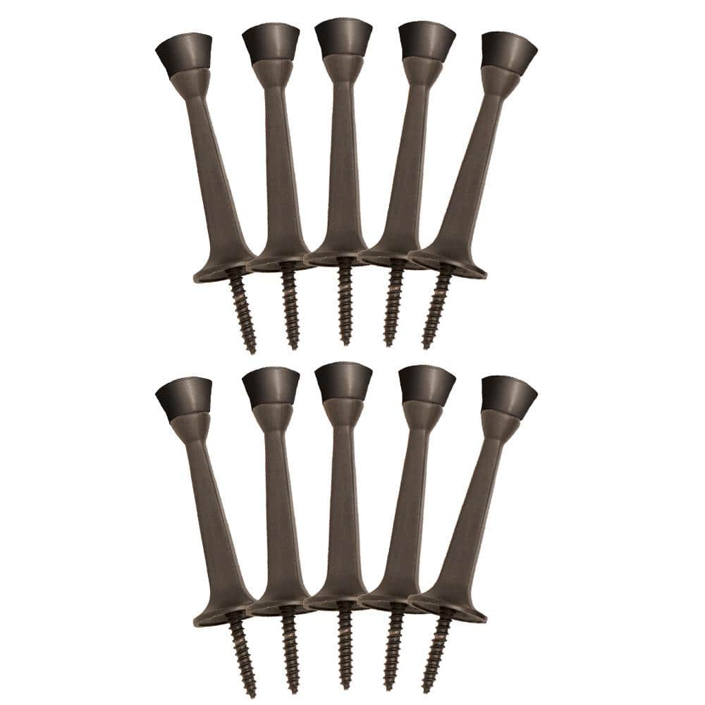 Oil Rubbed Bronze Rigid Cast Door Stop (10-Pack) price history on PriceWatchPro