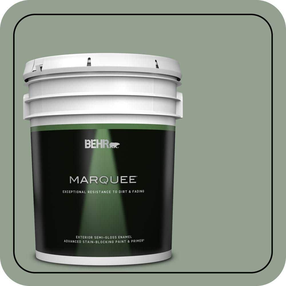 5 gal. #N400-4 Forest Path Semi-Gloss Enamel Exterior Paint & Primer product image for price tracking